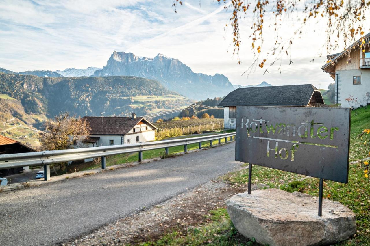 Rotwandterhof Wohnung Nest Barbiano  Dış mekan fotoğraf